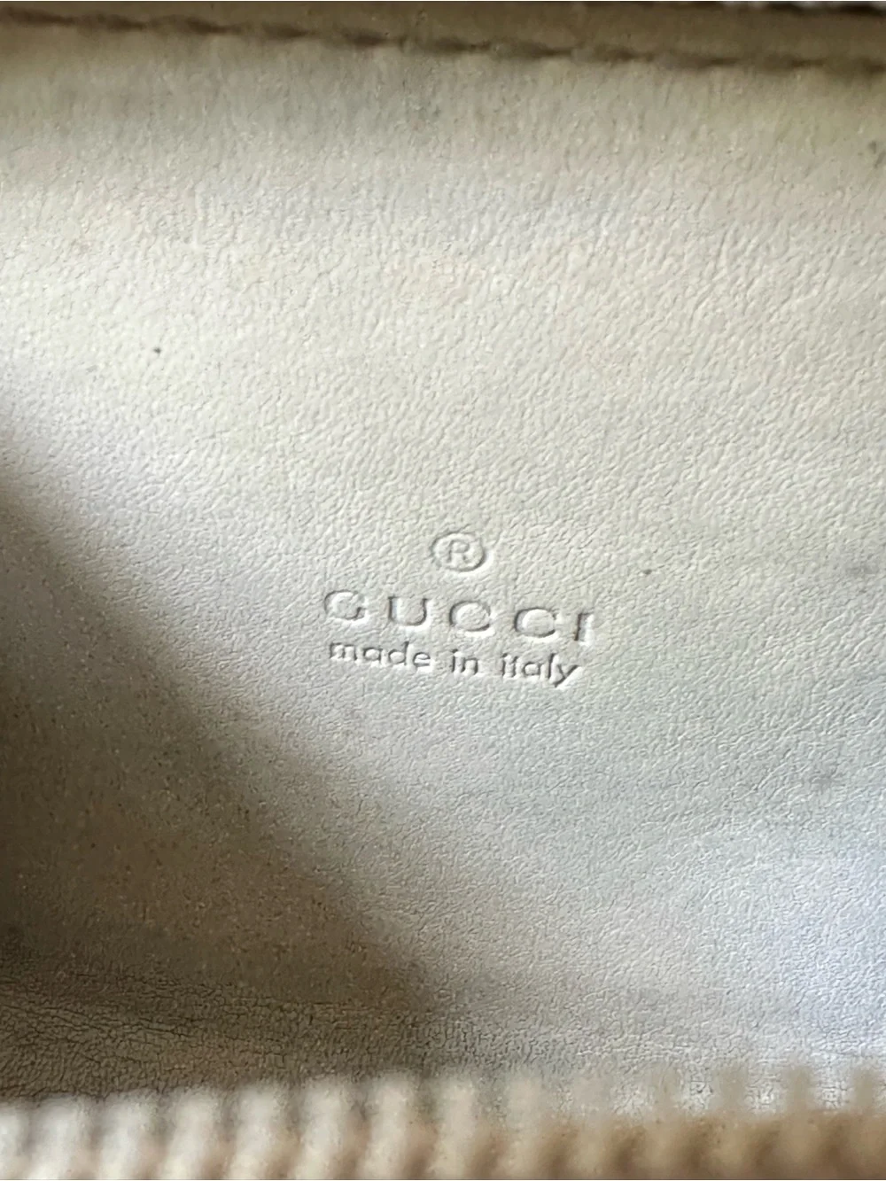 Gucci Guccissima Leather Zip Coin Wallet Ivory GG Compact Mini Wallet Italy - Picture 3 of 13